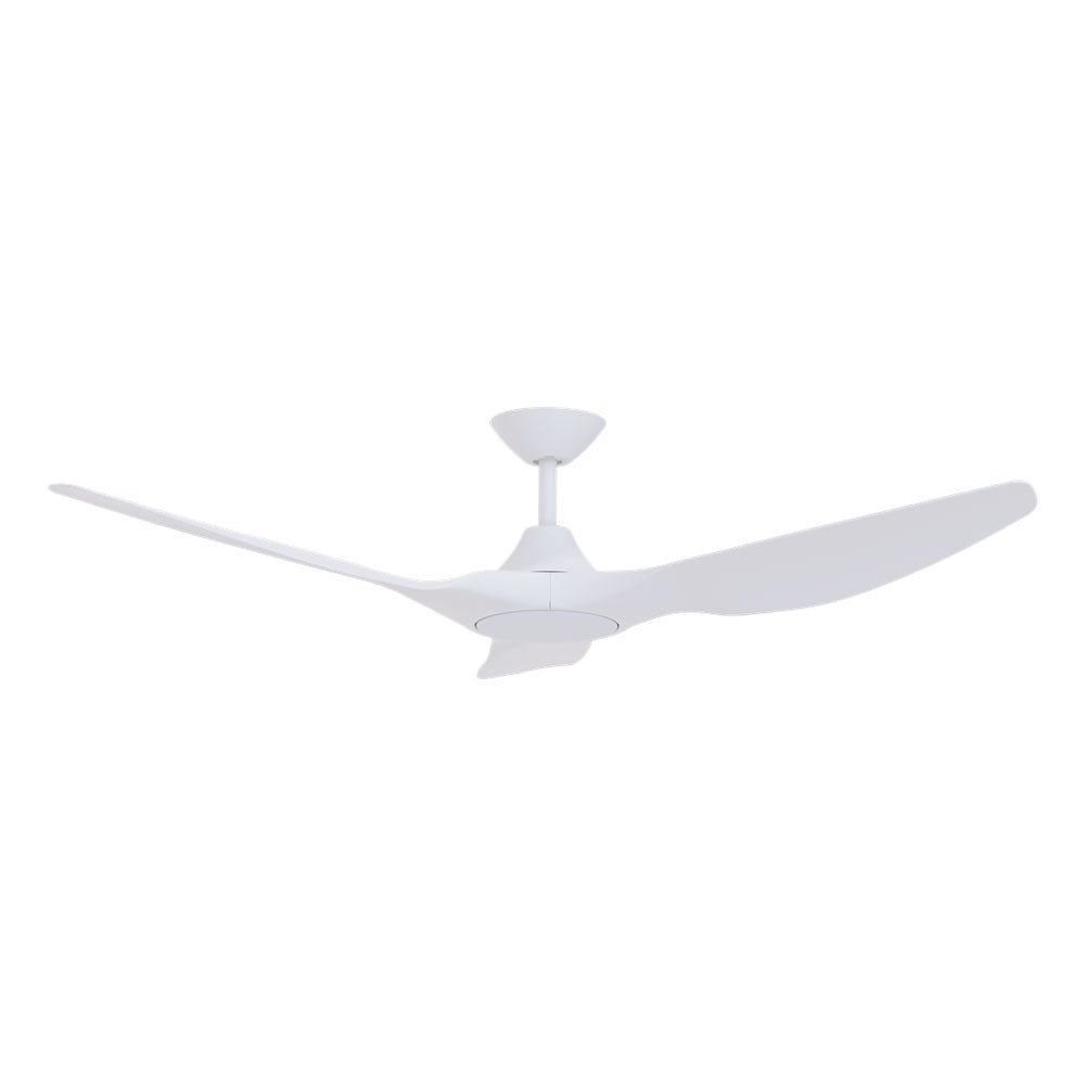 Strike 60" DC 3 Blade Ceiling Fan White / White
