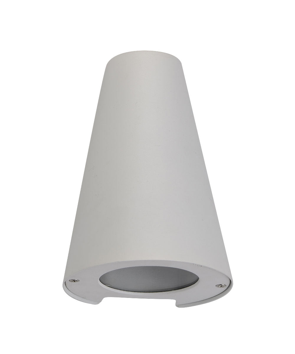 Cone Exterior Wall Light White