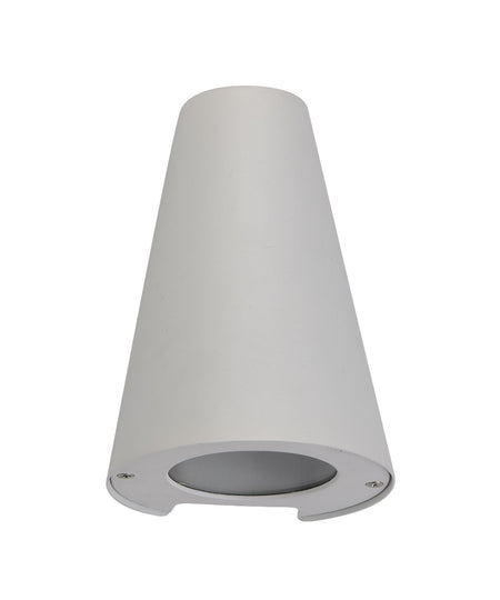 Cone Exterior Wall Light White