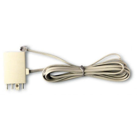 MEDICAL ALARM TELEPHONE LEAD WITH PIGGYBACK PLUG
