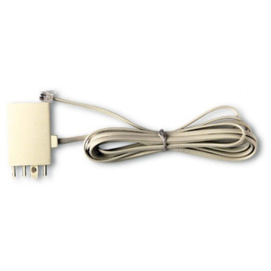 MEDICAL ALARM TELEPHONE LEAD WITH PIGGYBACK PLUG