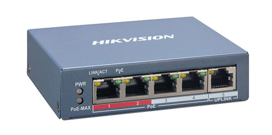 Hikvision DS-3E1105P-EI 4 Port Smart POE Switch