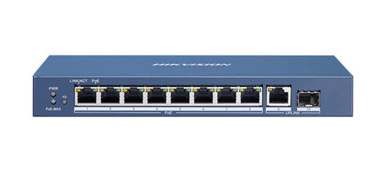 HIKVISION DS-3E0510P-E/M 8 Port Gigabit PoE Switch