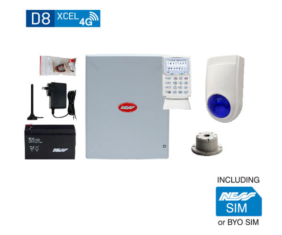 D8XCEL 4G KPX KEYPAD & COMBO SIREN KIT