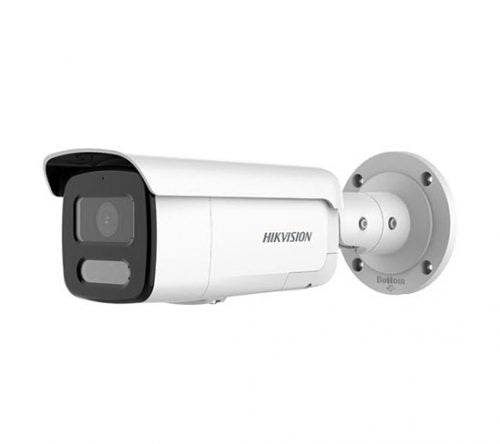 Hikvision DS-2CD2T47G2-LSU/SL 4MP Gen2 Outdoor ColorVu Bullet Camera Liveguard 60m White LED 2.8mm