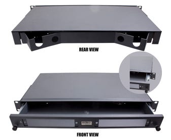 1RU-Sliding-Encl-For-2-Panels/24-Fibre