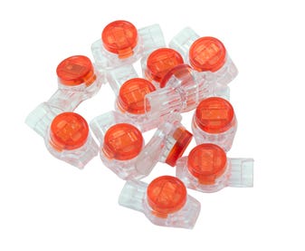 Telecom-Splice-Connectors-Red-3W-100Pcs