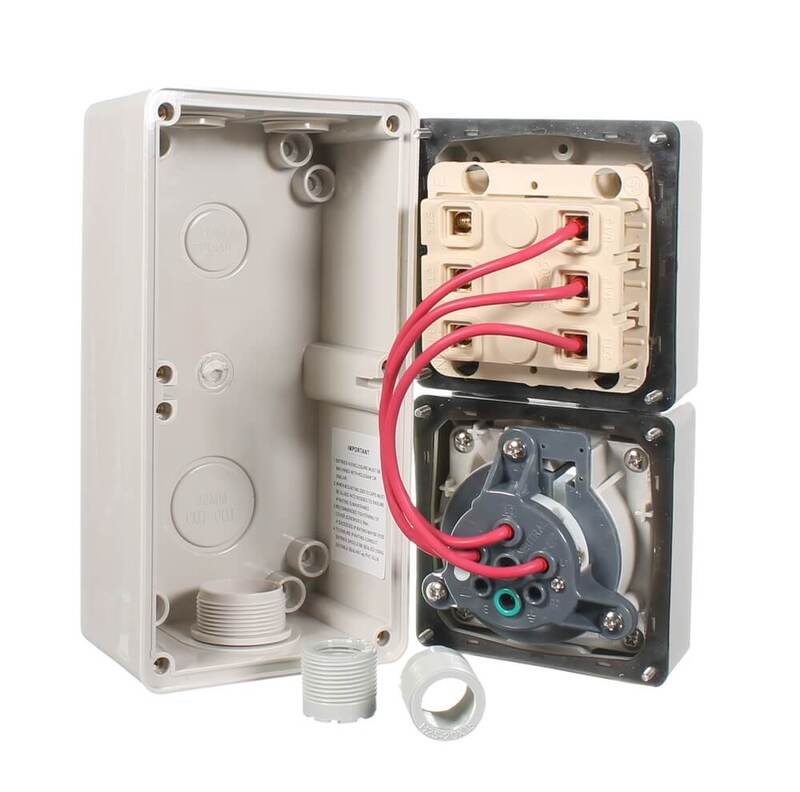 4 圆脚开关插座