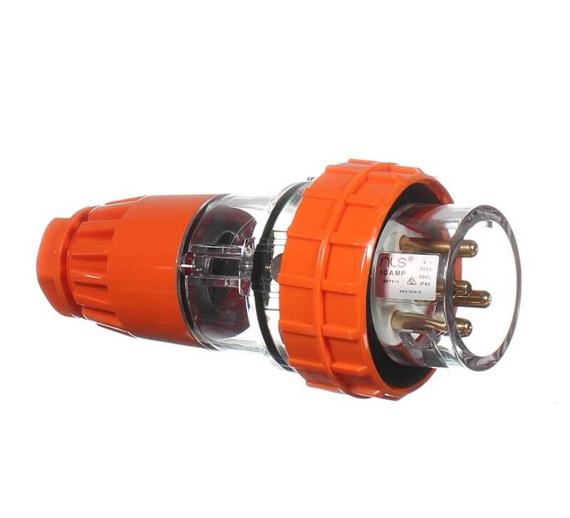 5 Straight/Angled Pins Male Plug