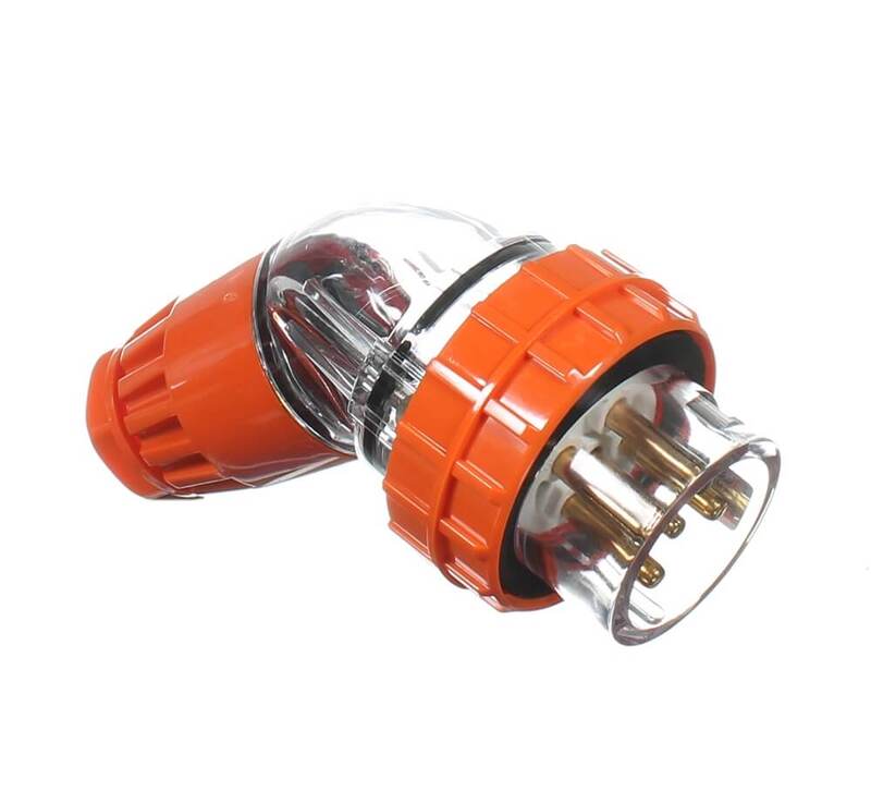 5 Straight/Angled Pins Male Plug