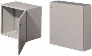 Metal Enclosure 300x300x210mm IP66 RAL7035