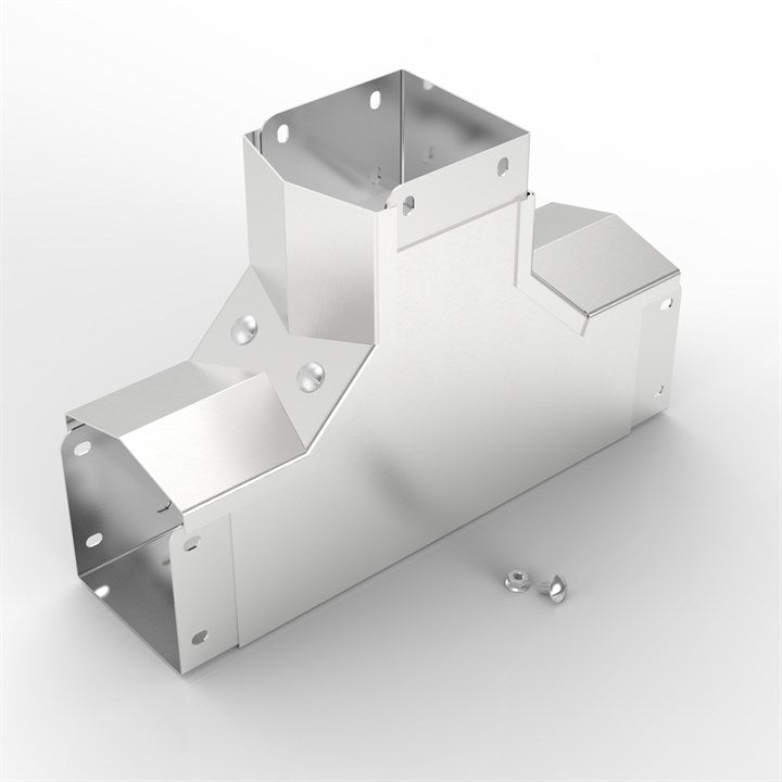 AL-S13 100-100 | 15° Apex Lid Trunking 90° Inside Lid Tee