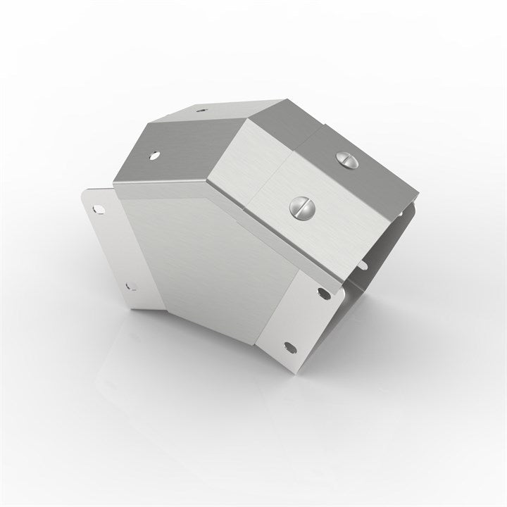 AL-SY 100-100 | 15° Apex Lid Trunking 45° Outside Lid Bend