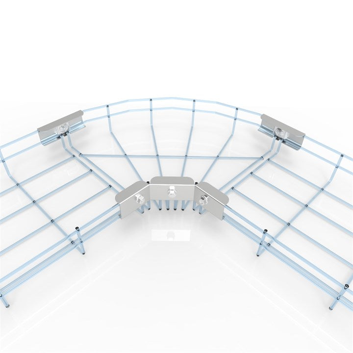 BASK BEND CO 304 | Wire Basket Cable Tray Flat Bend Coupling Kit