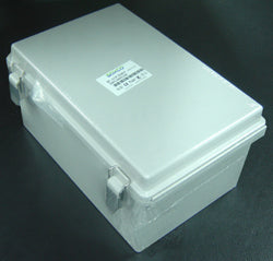 IP66 聚碳酸酯铰链盖 200x300x150mm 灰色外壳铰链盖