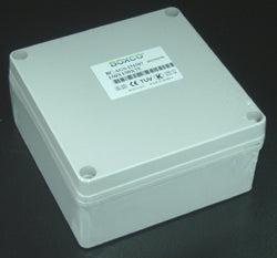 IP66 Polycarbonate Screw Mount Lid 150x150x100mm Grey Body Grey Cover