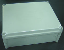 IP66 聚碳酸酯螺丝安装盖 280x340x130mm 灰色主体 灰色盖