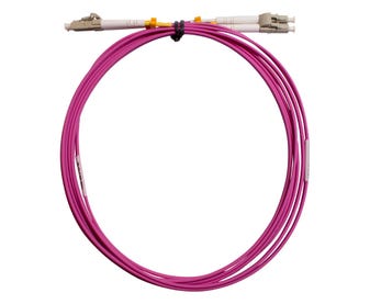 MSS-Fibre-LC---LC-OM4-5-Metre-Pink-LSZH-Duplex-Patch-Lead