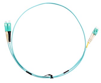 MSS-Fibre-SC---LC-OM3-1-Metre-Aqua-LSZH-Duplex-Patch-Lead