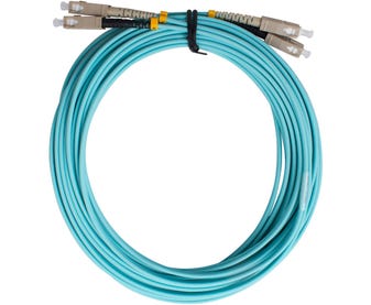 MSS-Fibre-SC---SC-OM3-20-Metre-Aqua-LSZH-Duplex-Patch-Lead