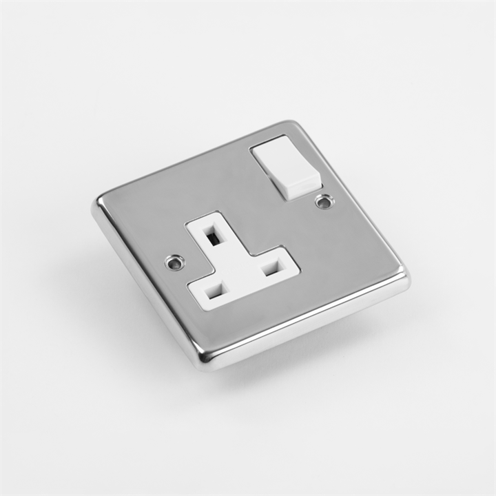 ELEC 1G-P SOCK | 13A Switched Socket, 1 Gang