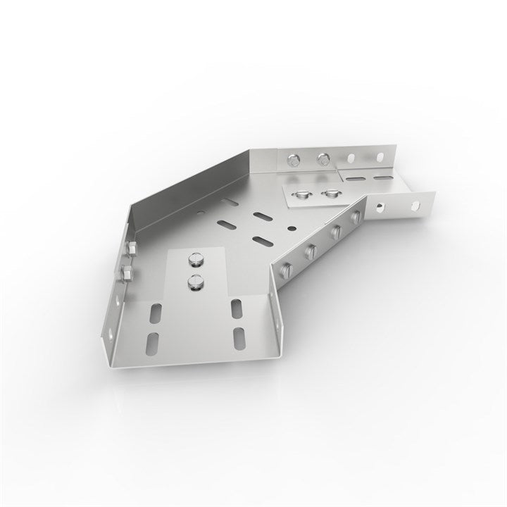 FB90-D 230 | Medium Duty Straight Edge Cable Tray 90° Flat Bend