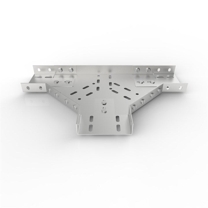 FT90-D 152 | Medium Duty Straight Edge Cable Tray 90° Flat Tee
