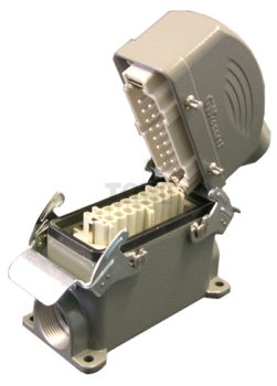 IP65 16Pin 16A 多极连接器，水平/表面