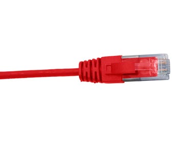 Cabac-3-Metre-4-Pair-Unshielded-RJ45---RJ45-Cat6-Red-Patch-Lead