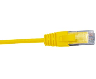 Cabac-5-Metre-4-Pair-Unshielded-RJ45---RJ45-Cat6-Yellow-Patch-Lead