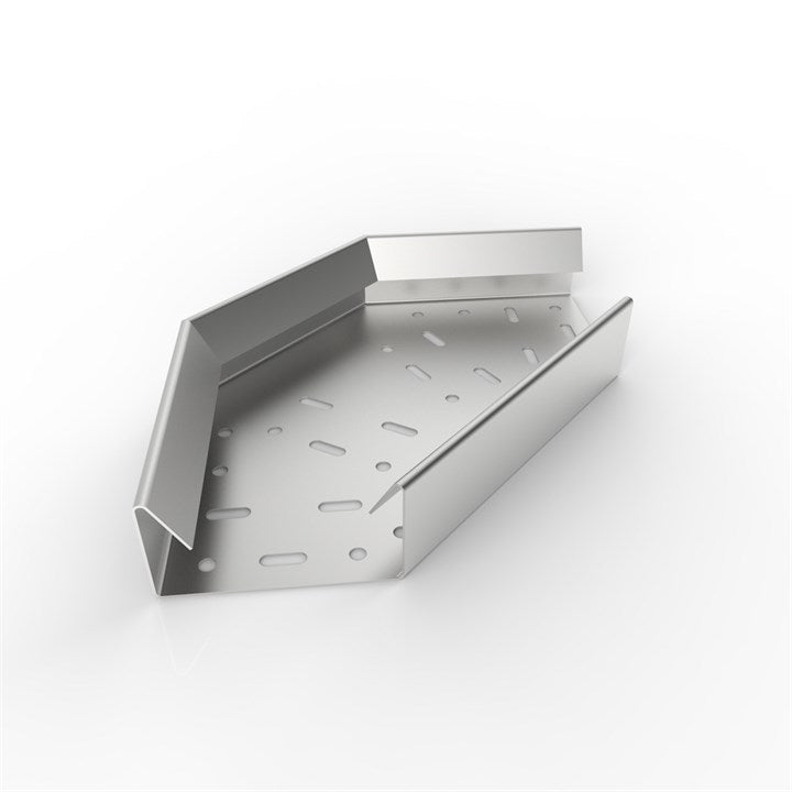 HRF FB90 450 | Heavy Duty Return Flange Tray 90° Flat Bend