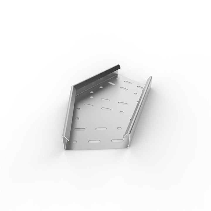 MRF FB45 600 | Medium Duty Return Flange Cable Tray 45° Flat Bend