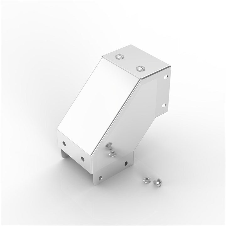 P15 50-50 | Flat Lid Trunking 90° Outside Lid Gusset Bend