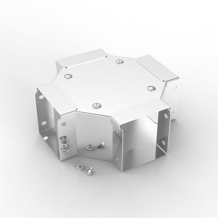P16 100-50 | Flat Lid Trunking 90° Front Lid Gusset Intersection