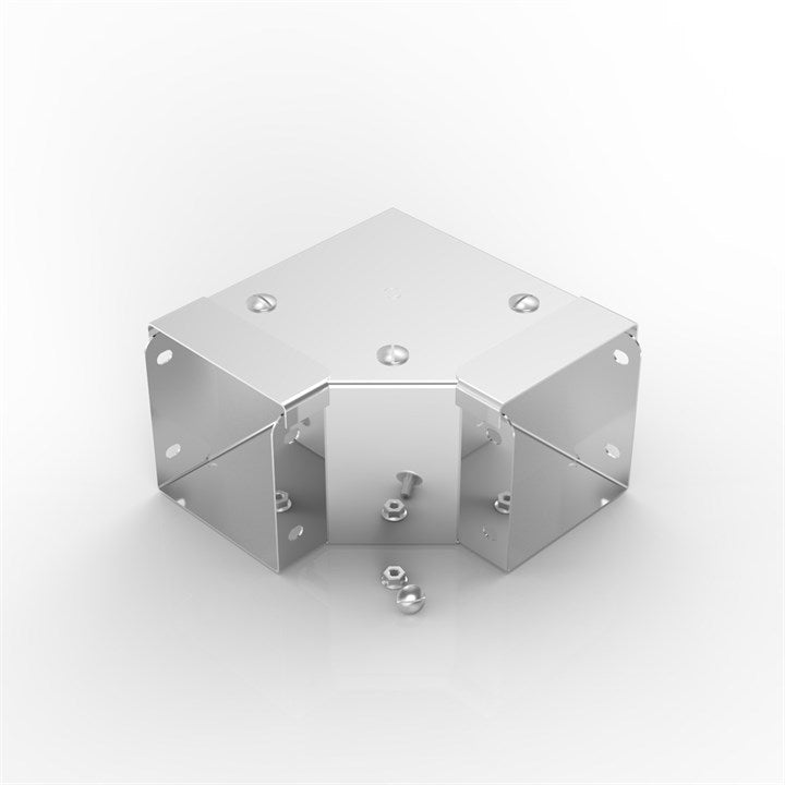 P21 150-100 | Flat Lid Trunking 90° Front Lid Gusset Bend