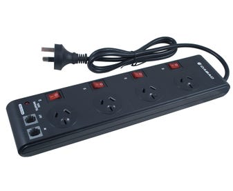 Power-Board-4-Way-W/-Switches