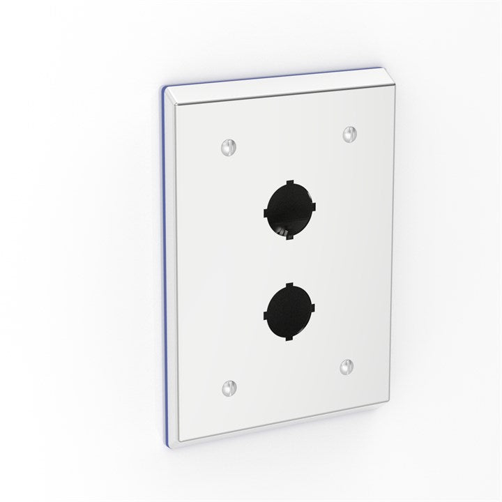 PH-PB2-50-P316-30.5 | Flush Mounted Pharma Enclosure with Push-Button Holes