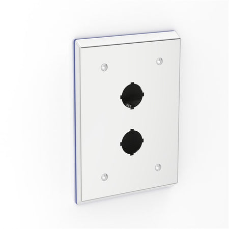 PH-PB2-50-P316-30.5 | Flush Mounted Pharma Enclosure with Push-Button Holes