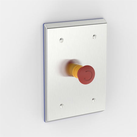 PH-SC-ES-85-S316 | Flush Mounted Pharma Enclosure with Emergency Stop