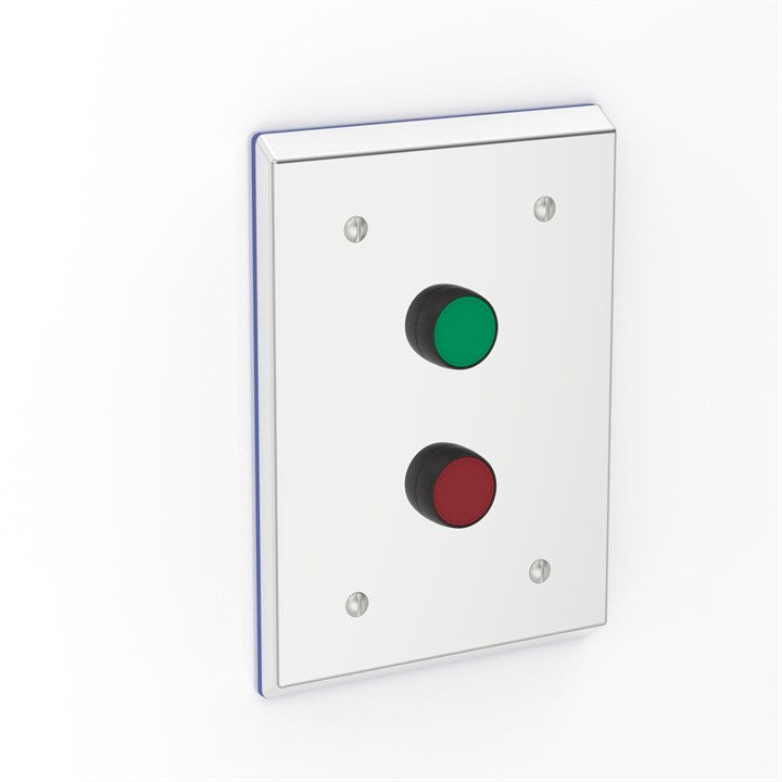PH-SC-I/O-85-P316 | Flush Mounted Pharma Enclosure with Stop & Start Switches
