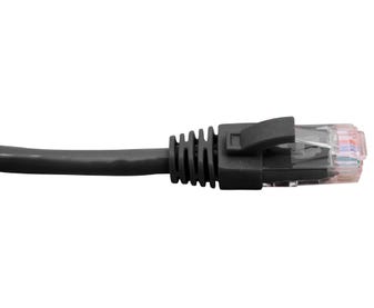 Cabac-2-Metre-4-Pair-PVC-Unshielded-RJ45---RJ45-Cat6-Black-Patch-Lead