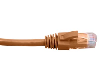 Cabac-2-Metre-4-Pair-PVC-Unshielded-RJ45---RJ45-Cat6-Orange-Patch-Lead