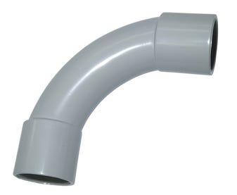 FITTING-STD-BEND-PVC-32MM-GREY