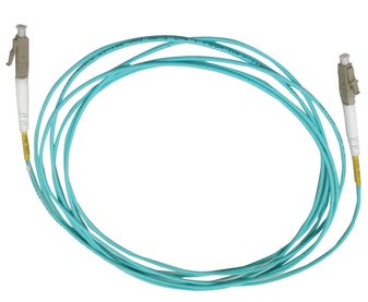 MSS-Fibre-LC---LC-OM3-2-Metre-Aqua-LSZH-Simplex-Patch-Lead