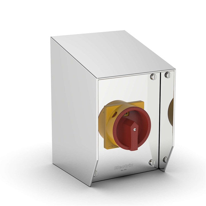 SR-32-P | 15° Sloping Roof Rotary Isolator Enclosure with Eaton (Moeller Electric) switch