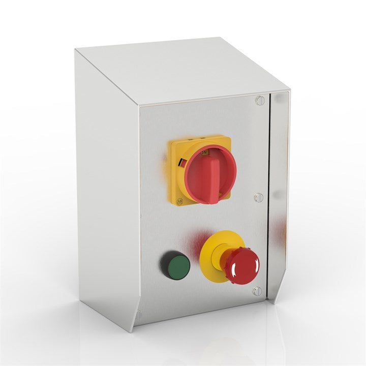 SR-AB32CS-S | 15° Sloping Roof Rotary Isolator Control Station with Allen-Bradley switches