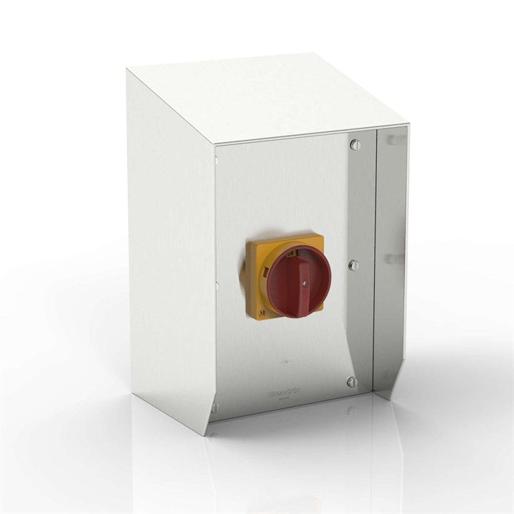 SR-AB63-S |带 Allen-Bradley 开关的 15° 斜屋顶旋转隔离器外壳