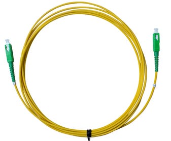 MSS-Fibre-SCA---SCA-Singlemode-2-Metre-Yellow-LSZH-Simplex-Patch-Lead-2mm