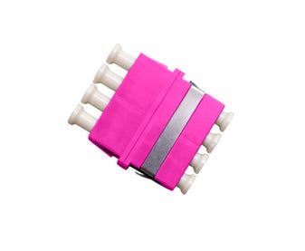 LC-OM4-Quad-Thru-Adaptor---Erika-Violet
