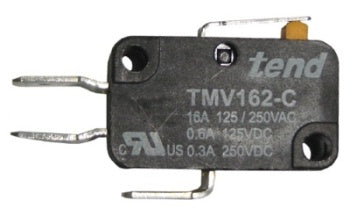 Tend 16A Standard Micro Switch - Short Lever Actuator
